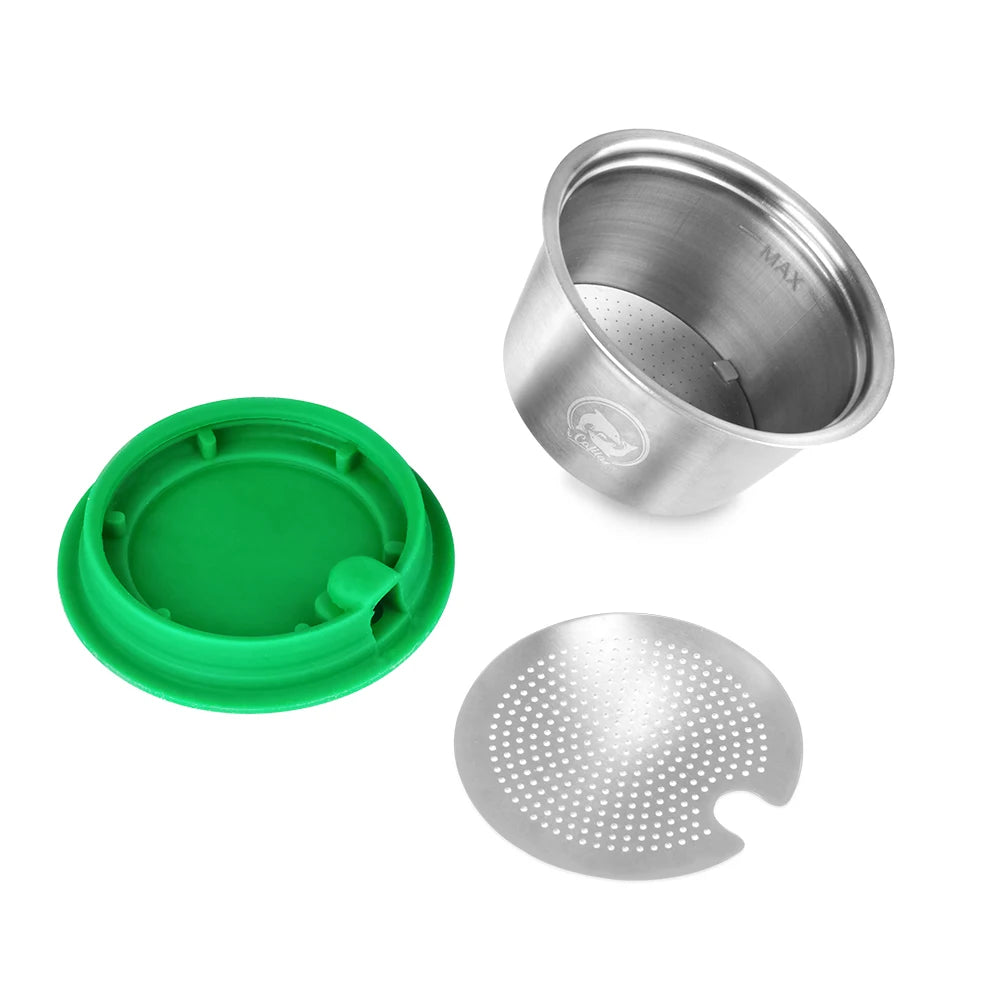 Reusable Coffee Capsule for Dolce Gusto & Nescafe – Stainless Steel Coffee Filter for Espresso Machines