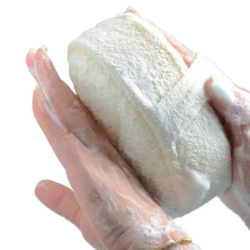 Natural Loofah Exfoliating Scrubber Glove | Eco-Friendly Body Brush for Smooth & Glowing Skin