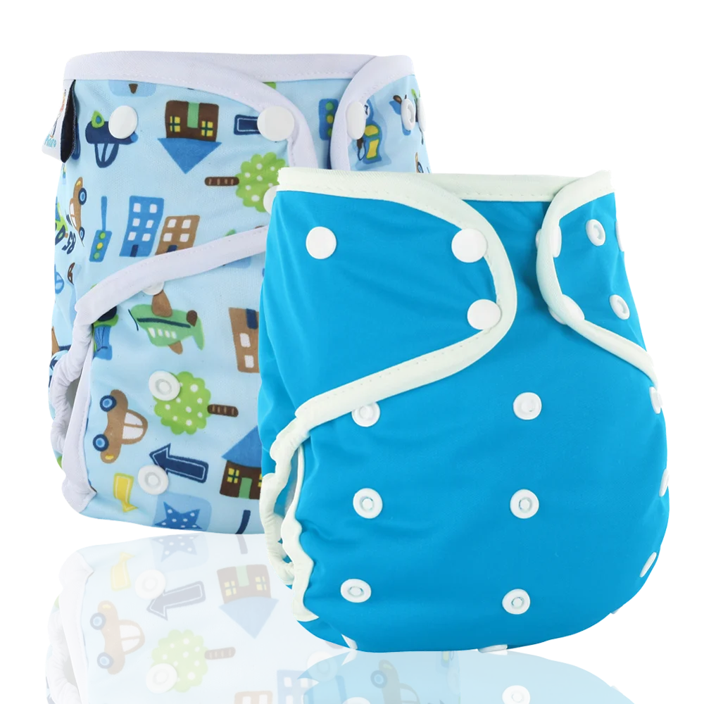 Eco-Friendly All-in-One Cloth Diapers for Toddlers – Waterproof, Adjustable, Reusable