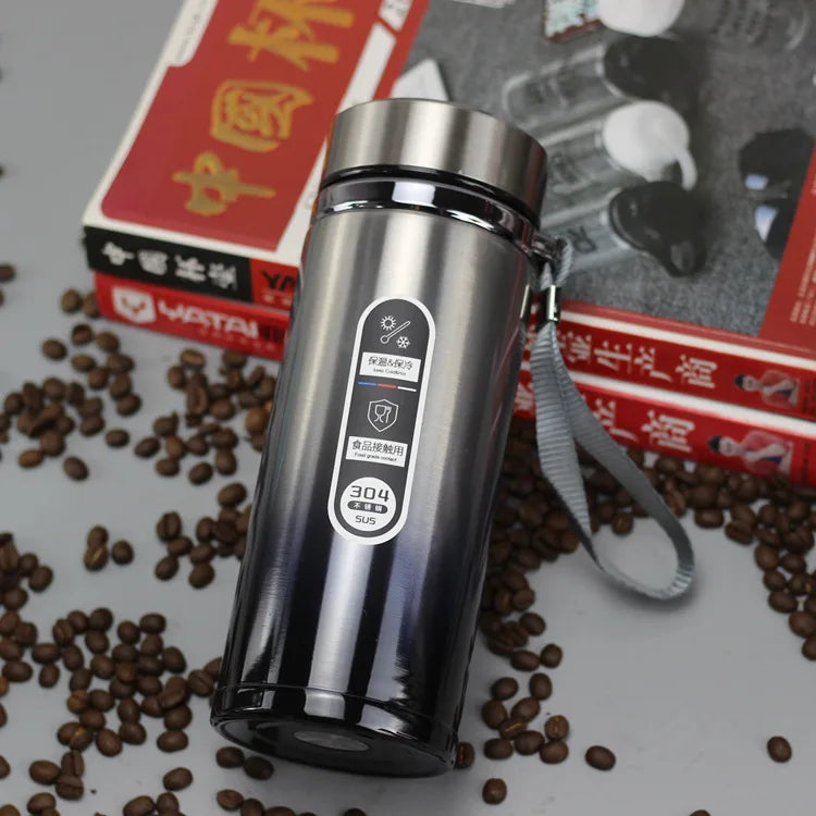 Stainless Steel Vacuum Flask | Large-Capacity Insulated Thermos for Hot & Cold Drinks