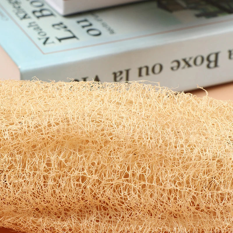 Natural Whole Loofah Sponge | Eco-Friendly Exfoliating Scrubber for Kitchen & Bathroom