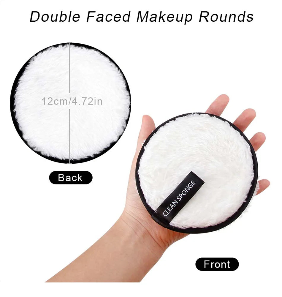 Acolehuma Reusable Microfiber Makeup Remover Pad – Gentle, Eco-Friendly, & Chemical-Free Cleansing!