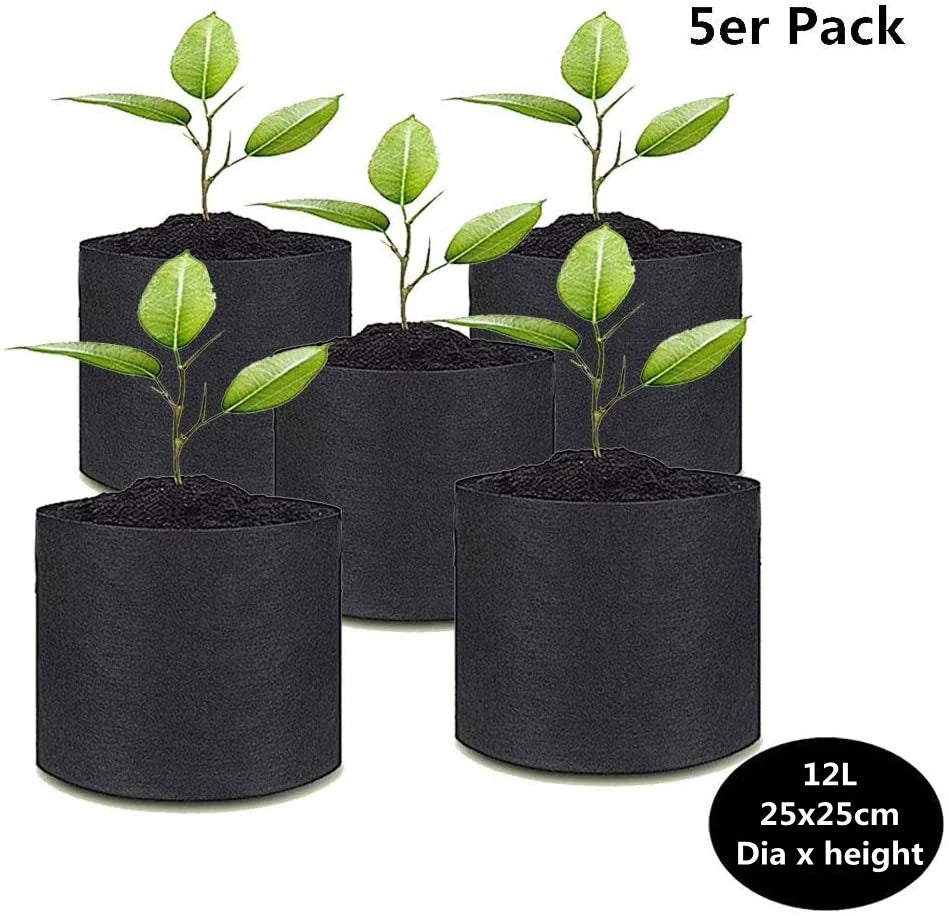 Eco-Friendly Fabric Grow Bags – Breathable Planting Pots for Vegetables & Flowers