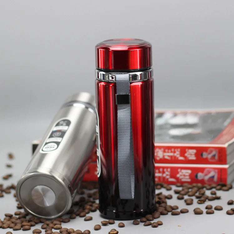 Stainless Steel Vacuum Flask | Large-Capacity Insulated Thermos for Hot & Cold Drinks