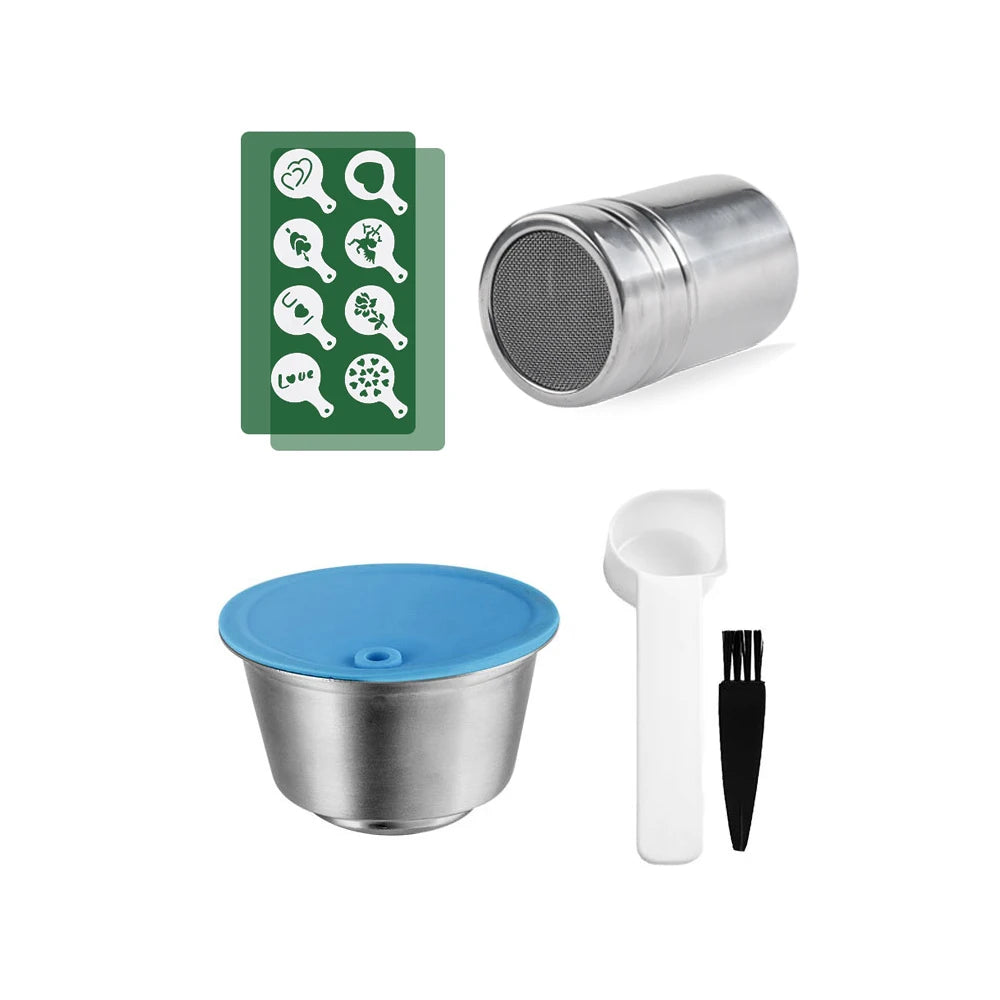 Reusable Coffee Capsule for Dolce Gusto – Stainless Steel Filter Pod for Nescafe Coffee Machines