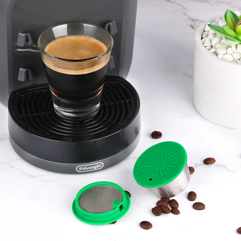 Reusable Coffee Capsule for Dolce Gusto & Nescafe – Stainless Steel Coffee Filter for Espresso Machines