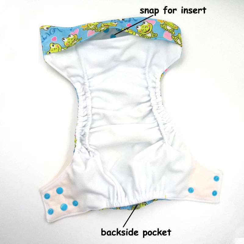 Eco-Friendly All-in-One Cloth Diapers for Toddlers – Waterproof, Adjustable, Reusable