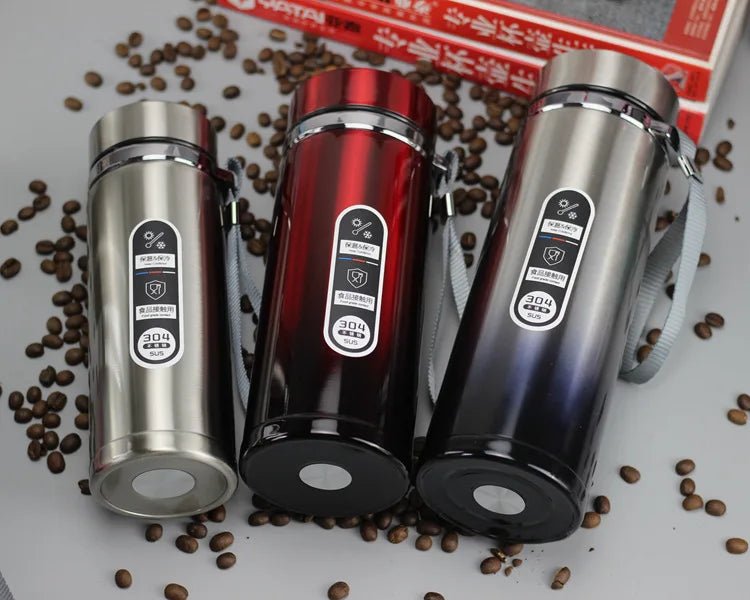 Stainless Steel Vacuum Flask | Large-Capacity Insulated Thermos for Hot & Cold Drinks