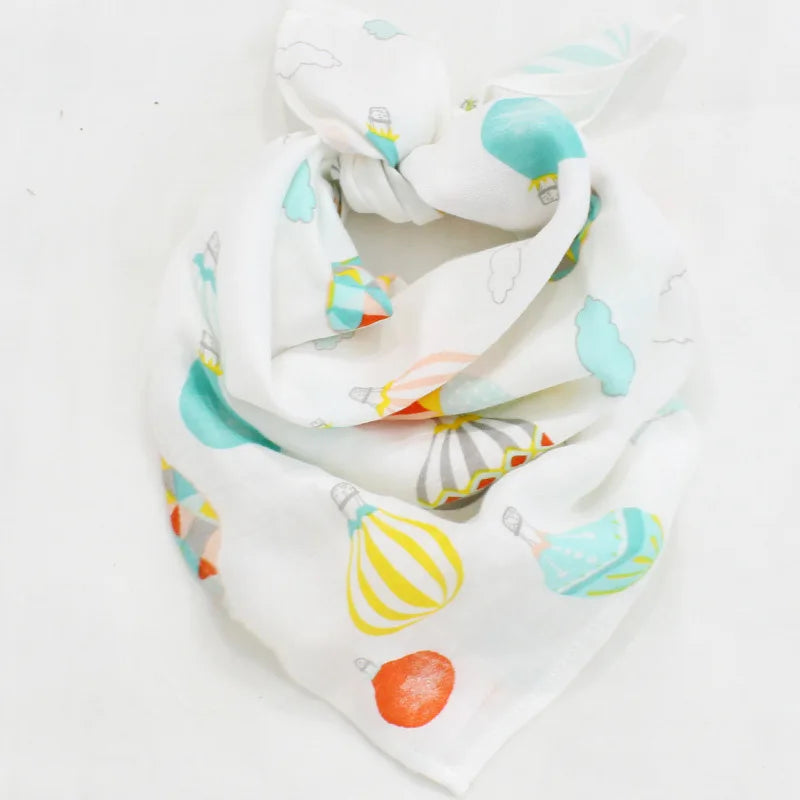 Organic Cotton & Bamboo Muslin Baby Swaddle Blanket - Soft, Breathable, Eco-Friendly