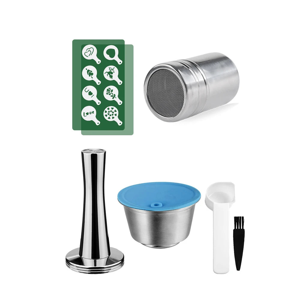 Reusable Coffee Capsule for Dolce Gusto – Stainless Steel Filter Pod for Nescafe Coffee Machines