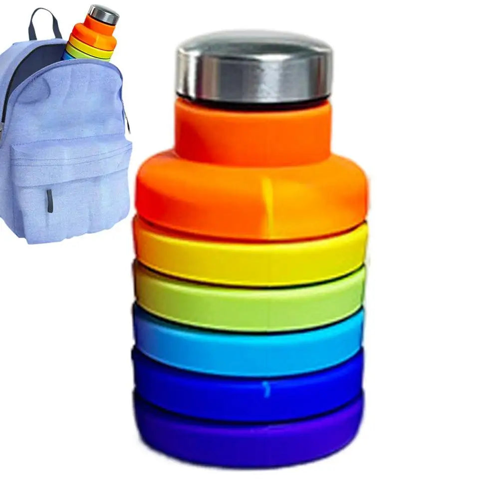 Collapsible Silicone Water Bottle – Leakproof, Travel-Friendly & Space-Saving