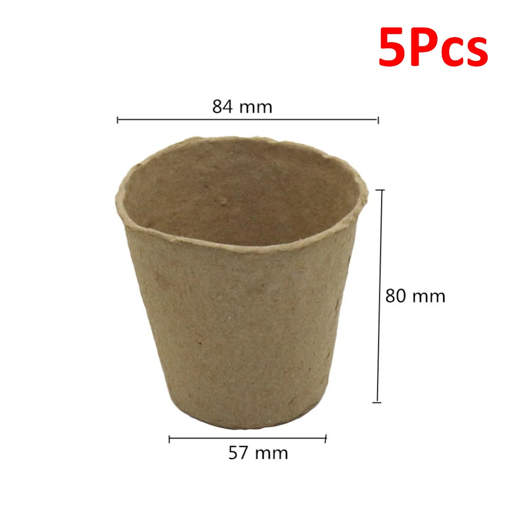 Biodegradable Fibre Nursery Pots – Eco-Friendly Seedling Starter