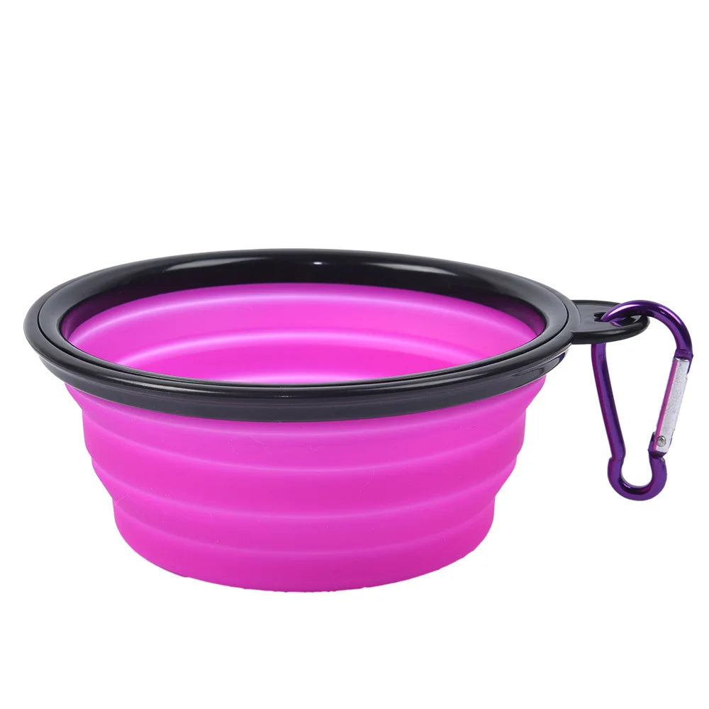 Collapsible Silicone Pet Bowl | Portable Travel Dog Food & Water Container | Eco-Friendly, Non-Toxic, Lightweight