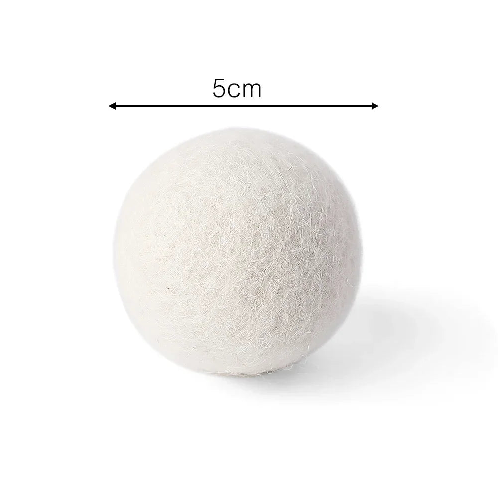 Eco-Friendly Wool Dryer Balls | Reusable Natural Fabric Softener | Reduce Drying Time & Static