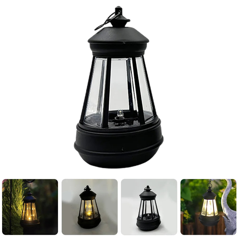 Solar Hanging Lantern - Vintage Outdoor Garden Light, Weatherproof, Decorative LED, 6-12 Hours Illumination, IP44 Waterproof, Solar Powered