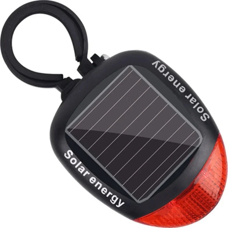 4-in-1 Solar Bike Light – Phone Holder, 130dB Horn, Power Bank & Waterproof LED Headlight