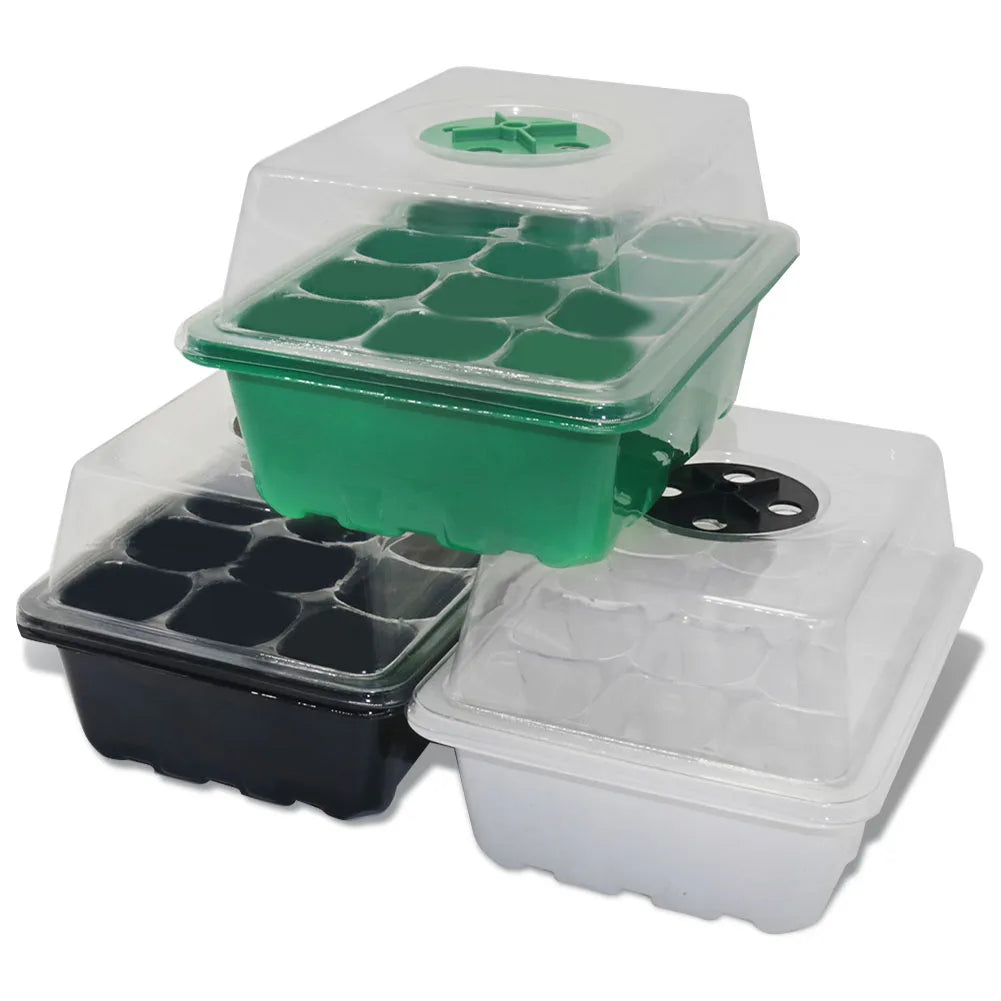 Multifunctional 12-Cell Seedling Box – Breathable, Biodegradable & Easy to Use