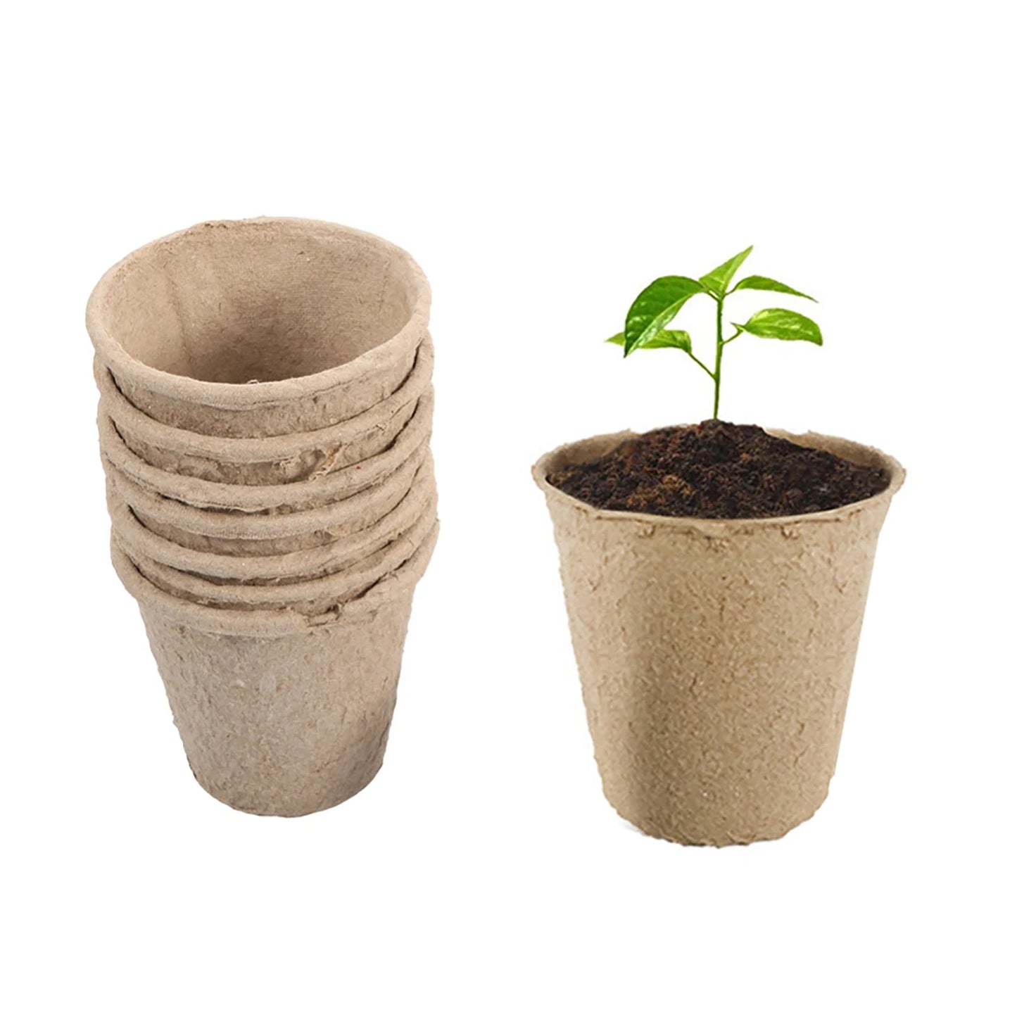 Biodegradable Fibre Nursery Pots – Eco-Friendly Seedling Starter