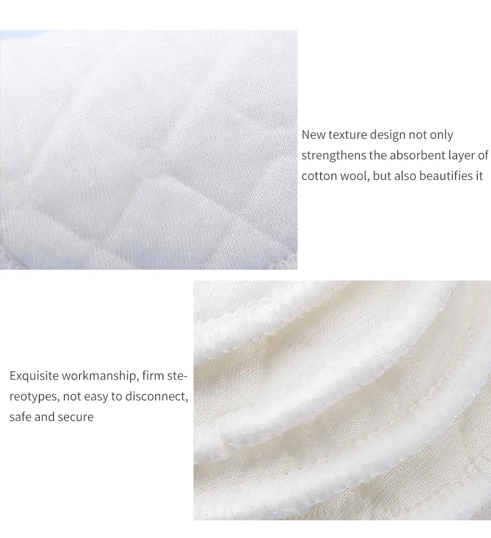 Reusable Bamboo Cotton Pads – Eco-Friendly Makeup Remover & Breast Pads