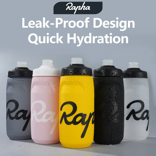 Rapha Cycling Water Bottle | 620ml & 750ml | Leak-Proof, Squeeze Jet & Lockable | Sports & Bike Bottle with Dust Cover