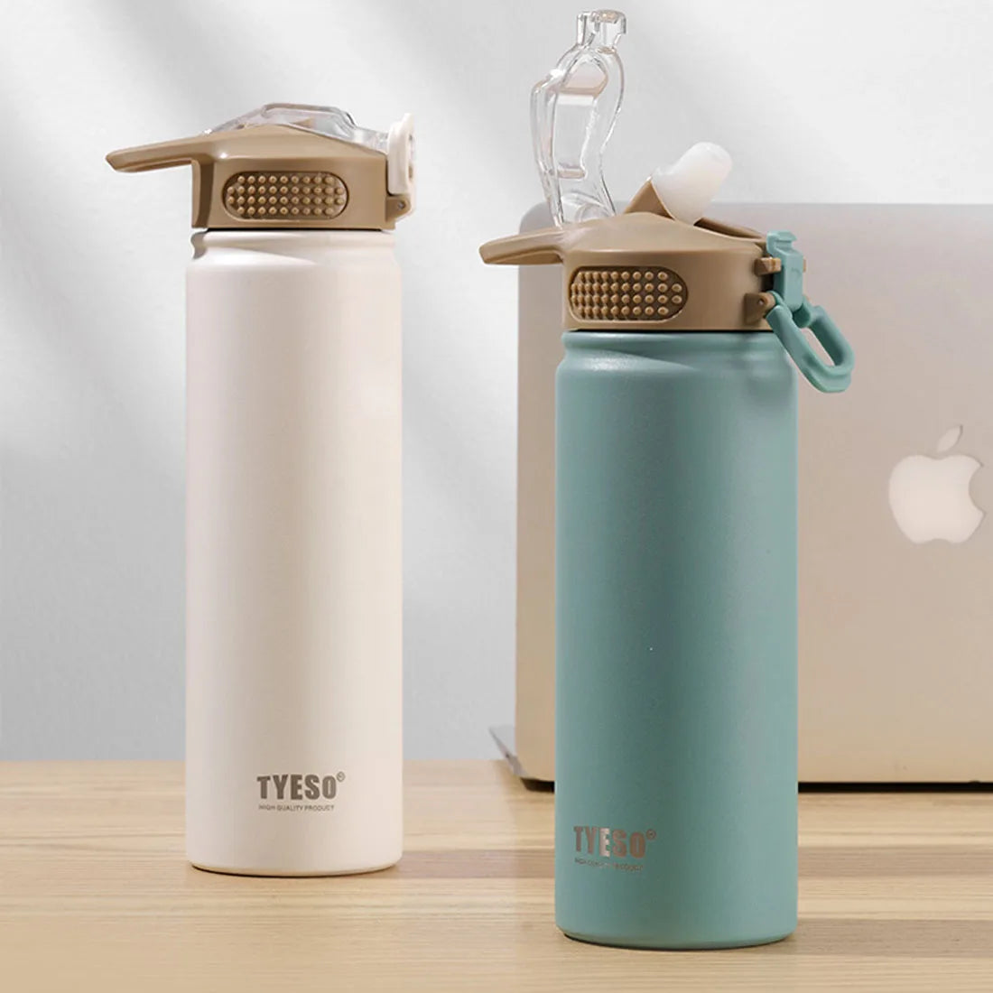 750ml Stainless Steel Thermos Bottle | Insulated Water Tumbler with Straw – Eco-Friendly & Reusable