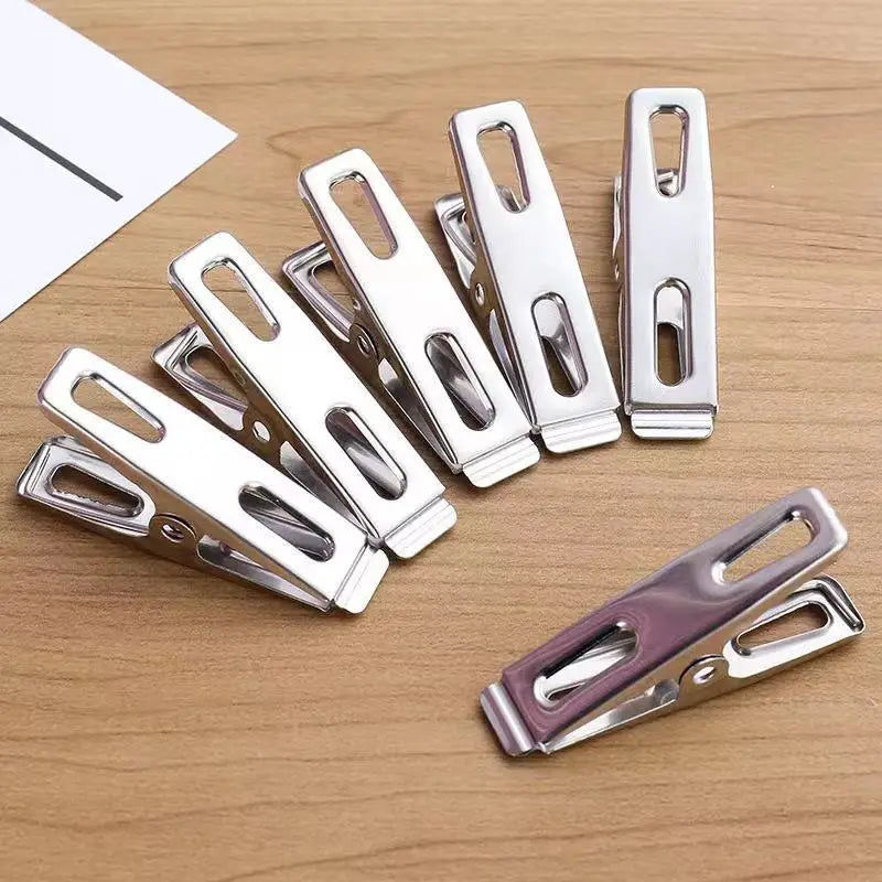 20/40PCS Stainless Steel Clothes Pegs – Durable & Eco-Friendly Laundry Clips