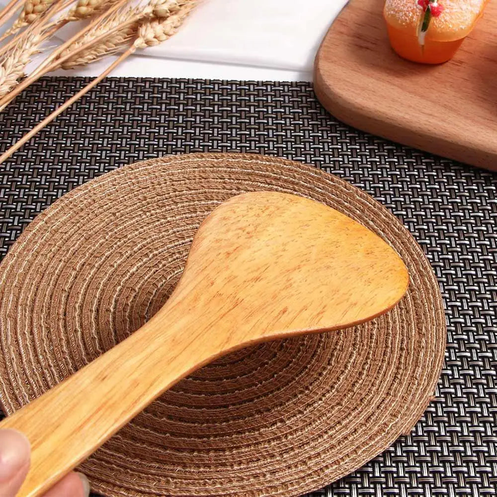 Eco-Friendly Bamboo Non-Stick Wooden Kitchen Utensil for Fish, Steak & More