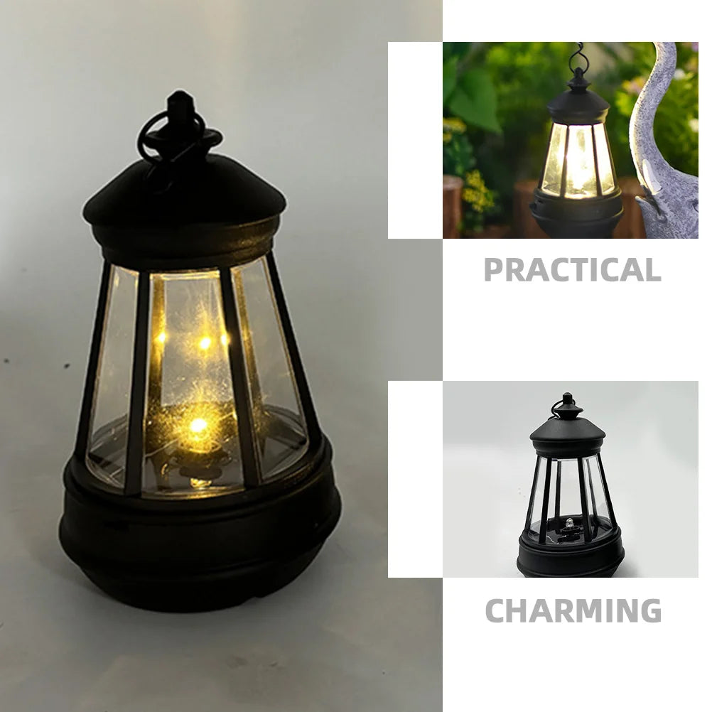 Solar Hanging Lantern - Vintage Outdoor Garden Light, Weatherproof, Decorative LED, 6-12 Hours Illumination, IP44 Waterproof, Solar Powered