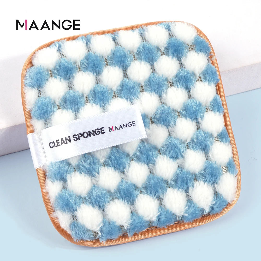 Reusable Microfiber Makeup Remover Sponge | Deep Cleansing & Pore Care | Eco-Friendly & Travel-Friendly