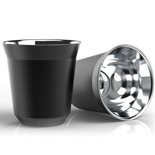 Double-Walled Stainless Steel Espresso Cups – Insulated & Reusable Coffee Mugs