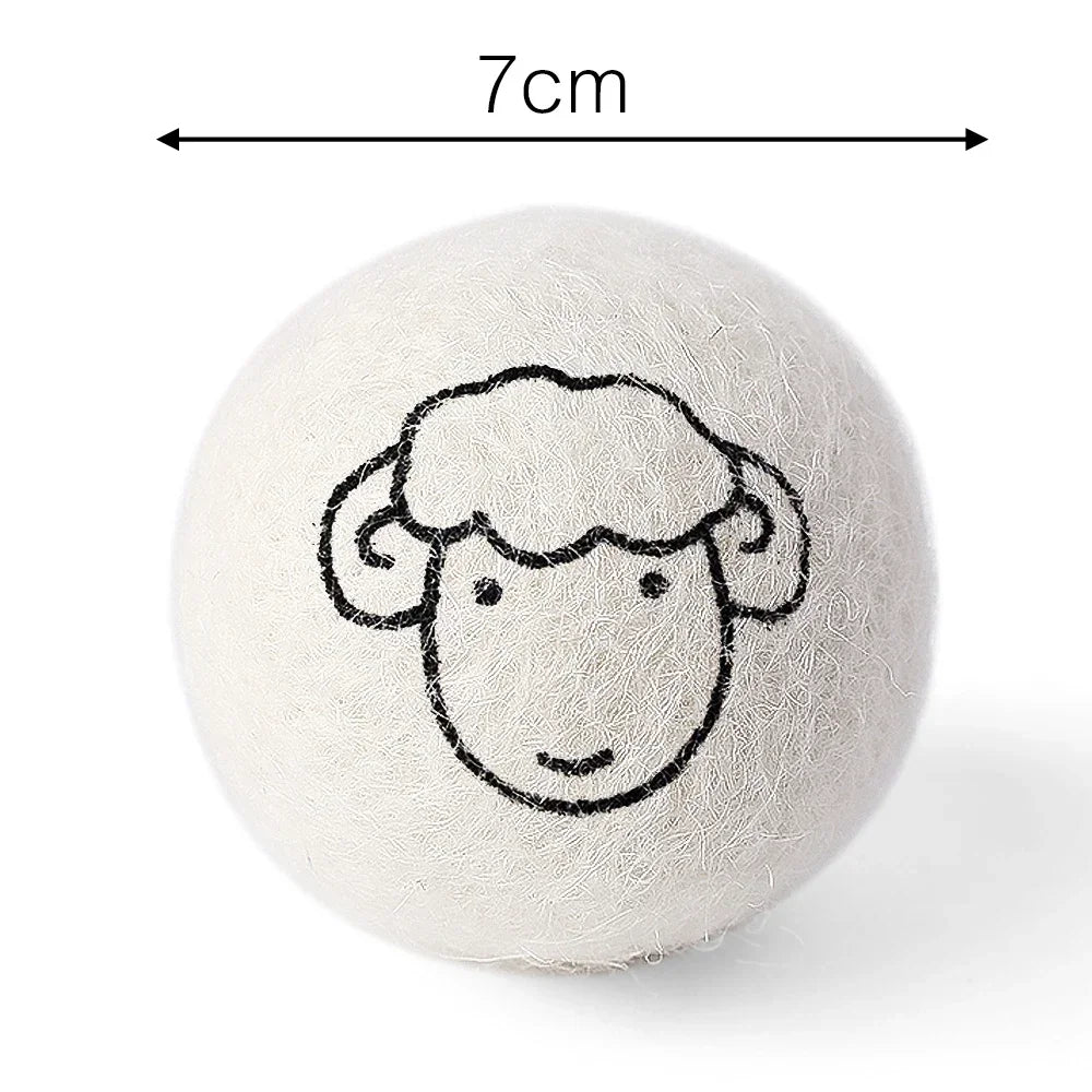 Eco-Friendly Wool Dryer Balls | Reusable Natural Fabric Softener | Reduce Drying Time & Static