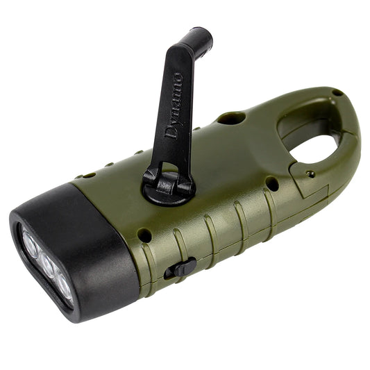 LED Hand Crank Flashlight – 1000 Lumens, Solar & Manual Charging, Waterproof, Self-Defense & Shock-Resistant, 200-500m Lighting Distance