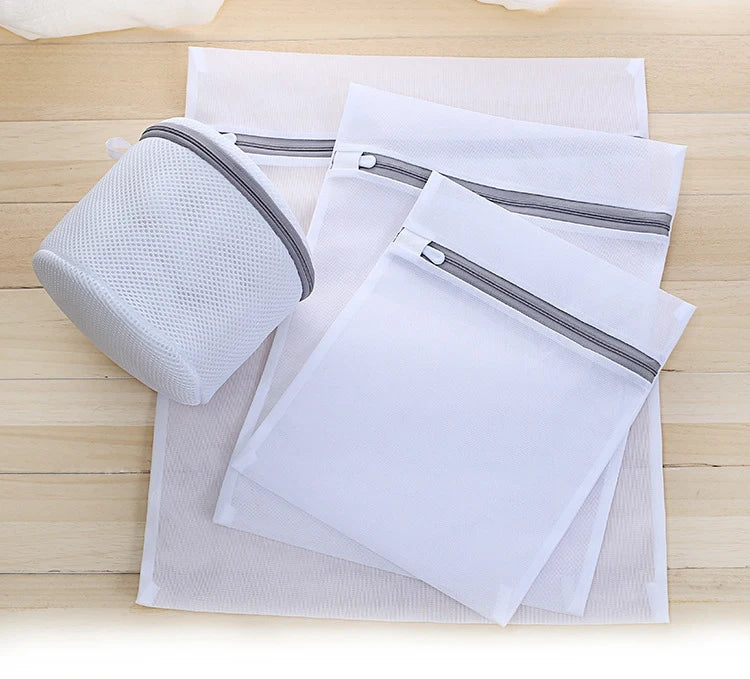 Durable Thick Mesh Laundry Bags | Eco-Friendly Wash Bags for Delicates & Large Items