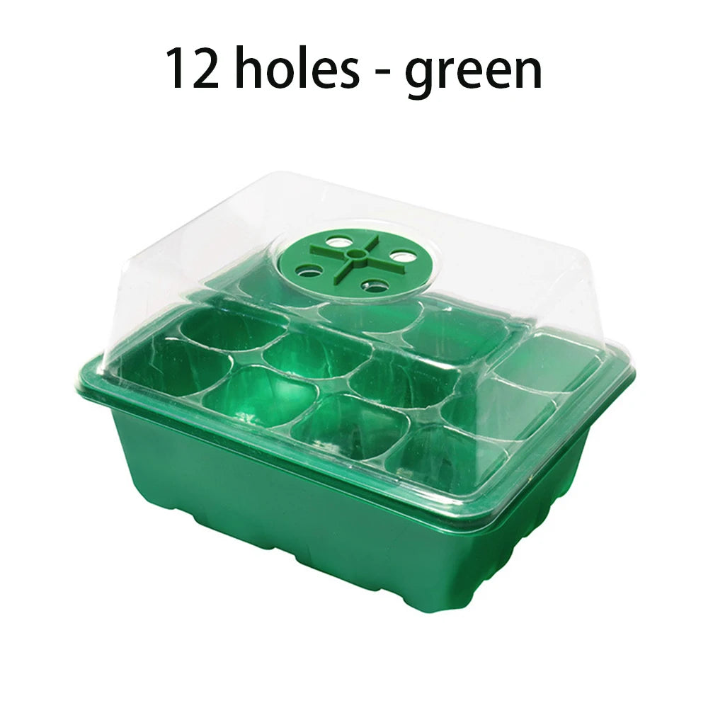 Multifunctional 12-Cell Seedling Box – Breathable, Biodegradable & Easy to Use