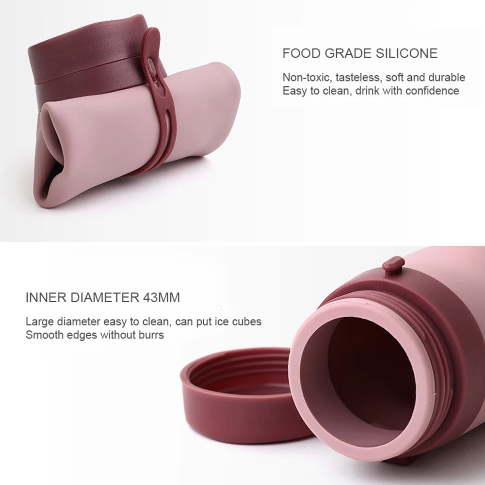 Collapsible Silicone Water Bottle | Eco-Friendly, Portable & Travel-Friendly