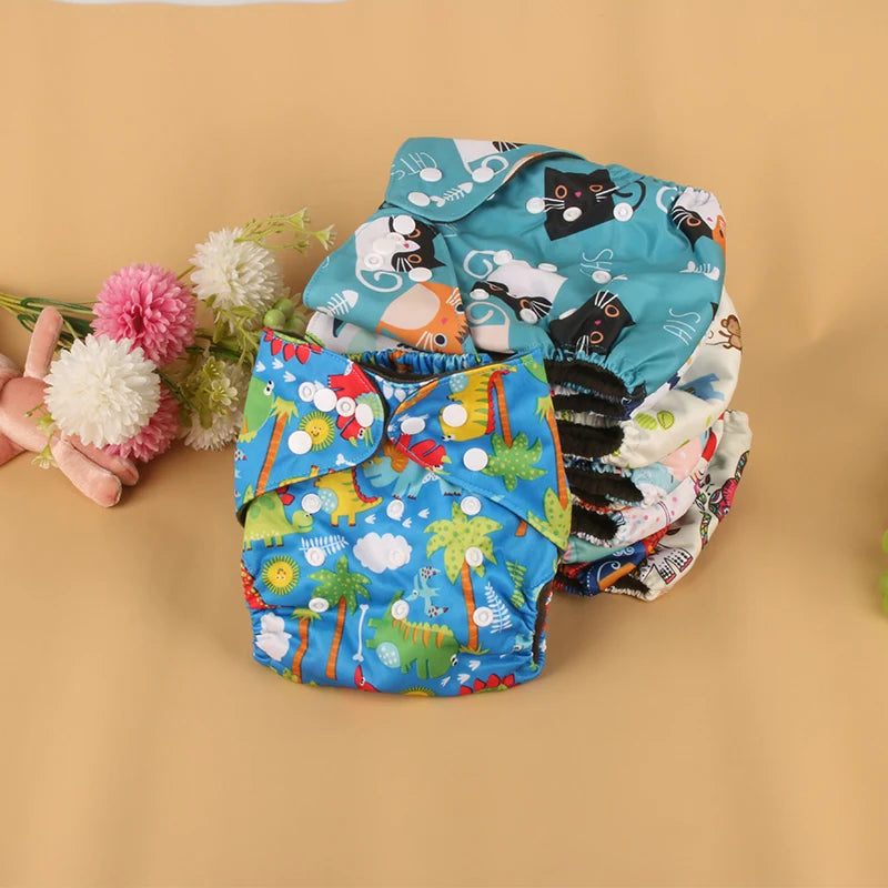 Pororo Bamboo Charcoal Cloth Diapers for Toddlers – Reusable, Leak-Free and Eco-Friendly