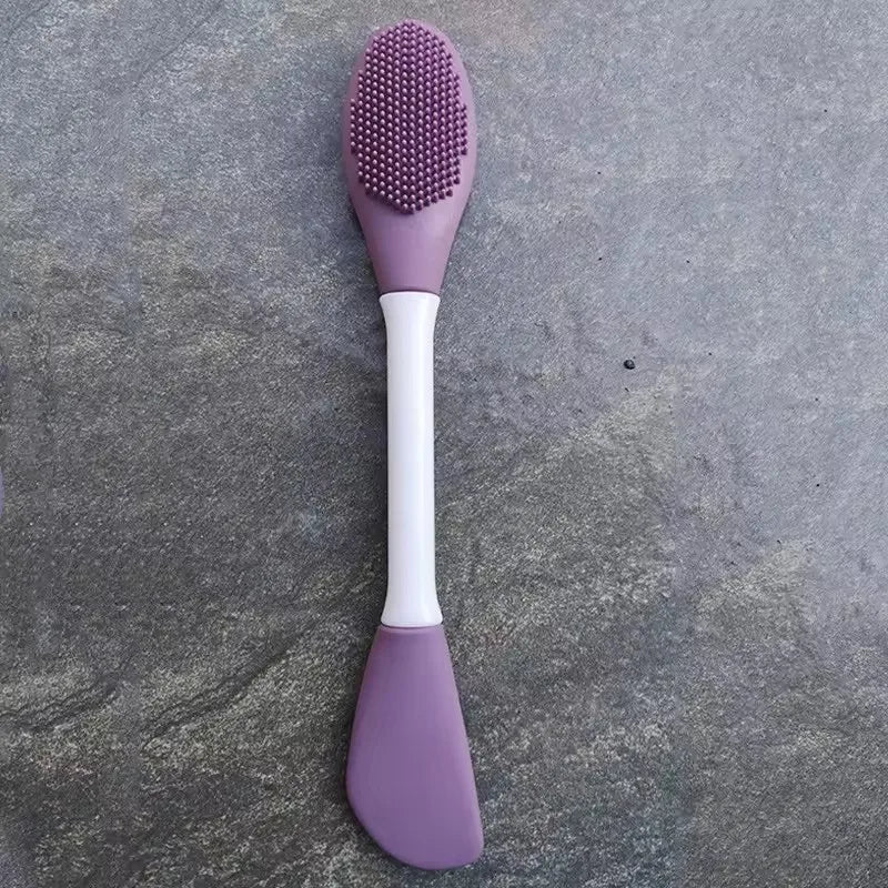 Reusable Silicone Face Mask Brush | 2-in-1 Facial Applicator & Cleansing Brush | Gentle Exfoliation & Deep Clean