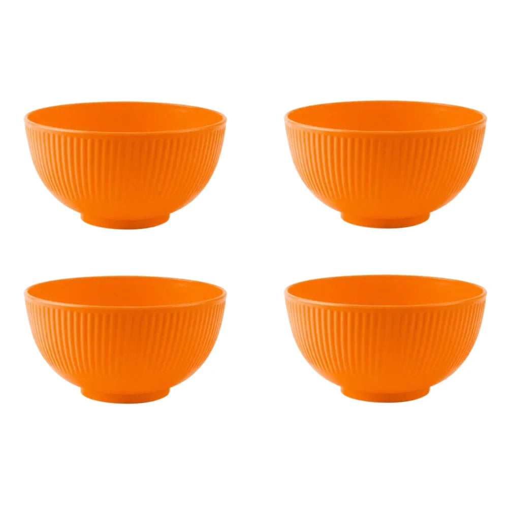 Wheat Straw Dinnerware Set | Eco-Friendly 4Pcs/16Pcs Ramen Bowl, Plates & Dishes Set | Sustainable Tableware for Home, Party, Camping & Restaurants