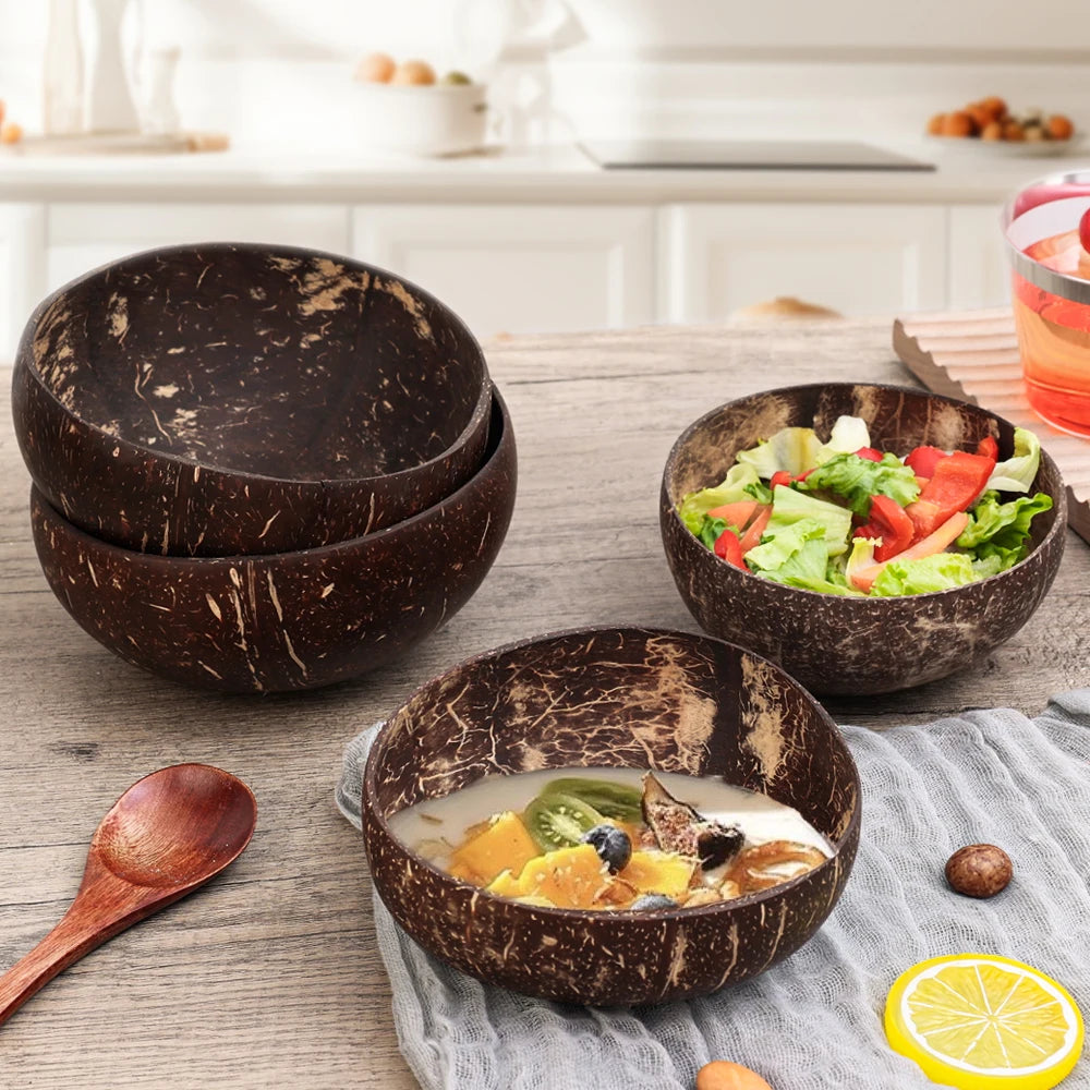 Handmade Coconut Wood Bowls | Eco-Friendly, Sustainable & Biodegradable