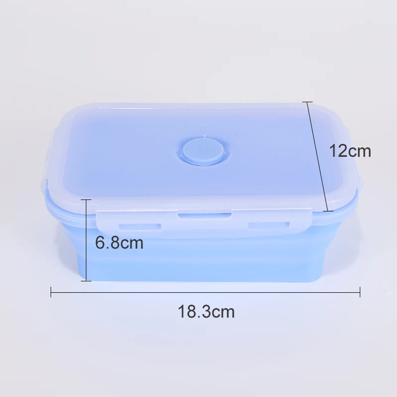 Collapsible Silicone Food Containers | Portable, Leakproof & Eco-Friendly Bento Box