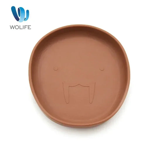 Silicone Baby Plate | BPA-Free Non-Slip Suction Tray | Safe & Durable Toddler Feeding Dish