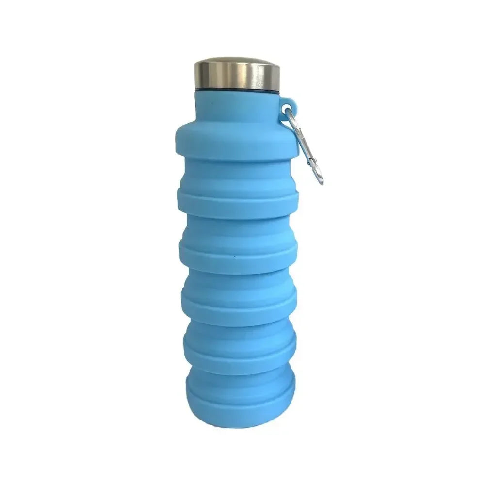 Collapsible Silicone Water Bottle – Portable, BPA-Free & Eco-Friendly for Travel, Sports & Outdoor Use