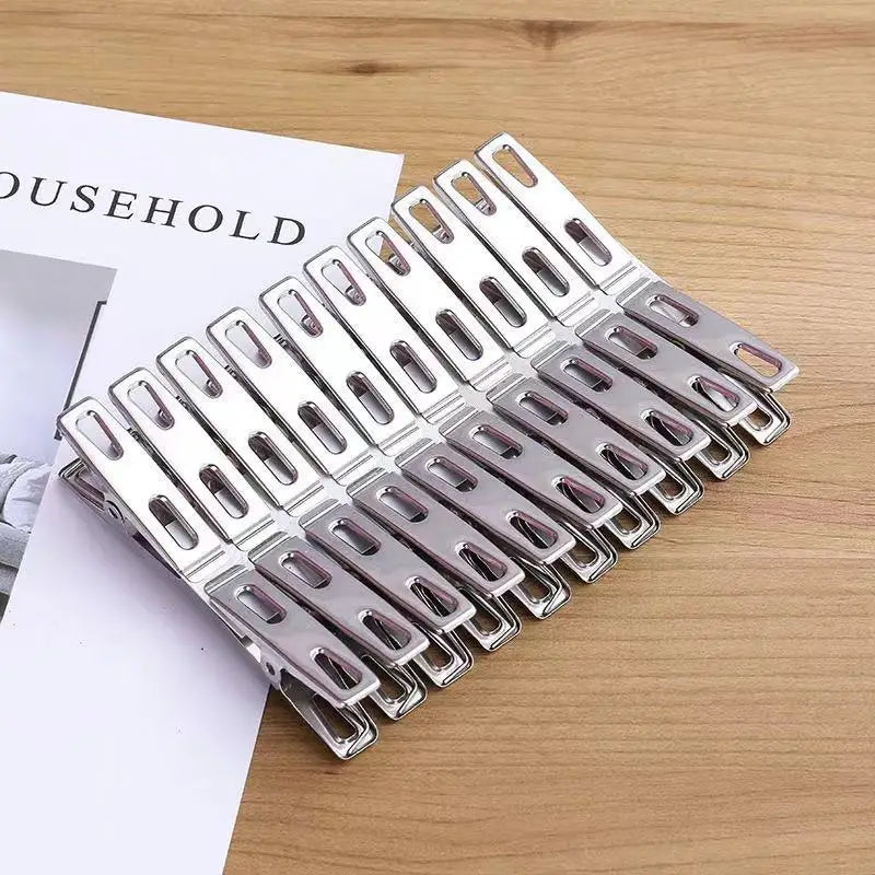 20/40PCS Stainless Steel Clothes Pegs – Durable & Eco-Friendly Laundry Clips