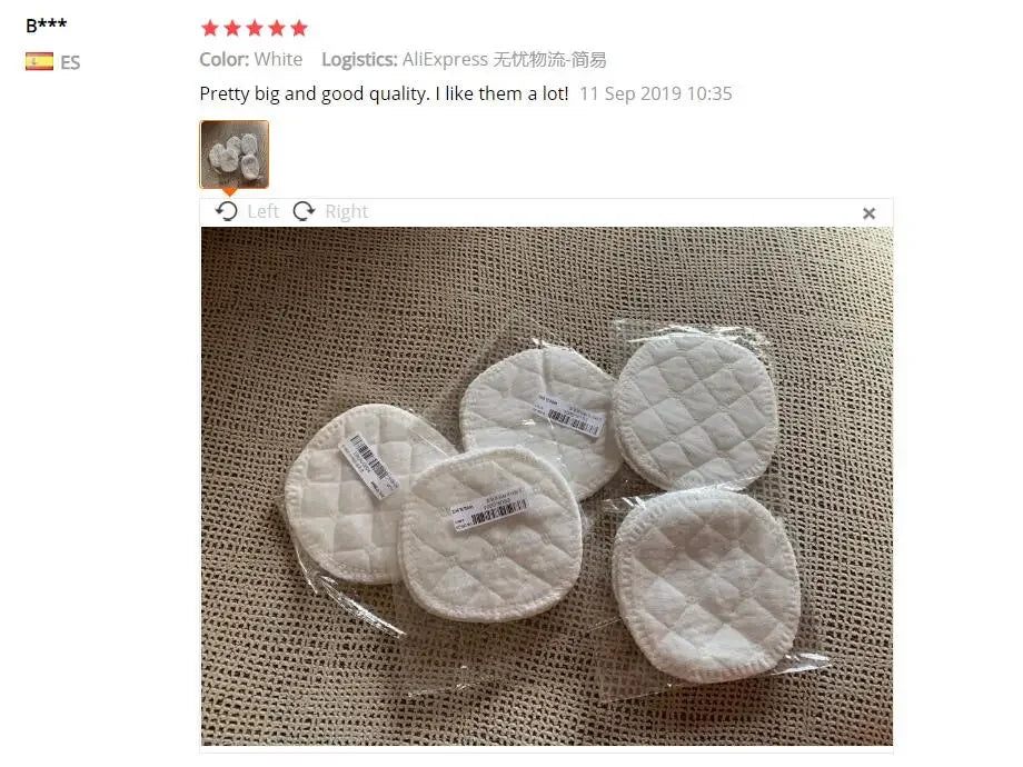 Reusable Bamboo Cotton Pads – Eco-Friendly Makeup Remover & Breast Pads