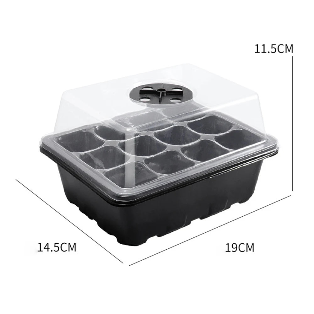 Multifunctional 12-Cell Seedling Box – Breathable, Biodegradable & Easy to Use