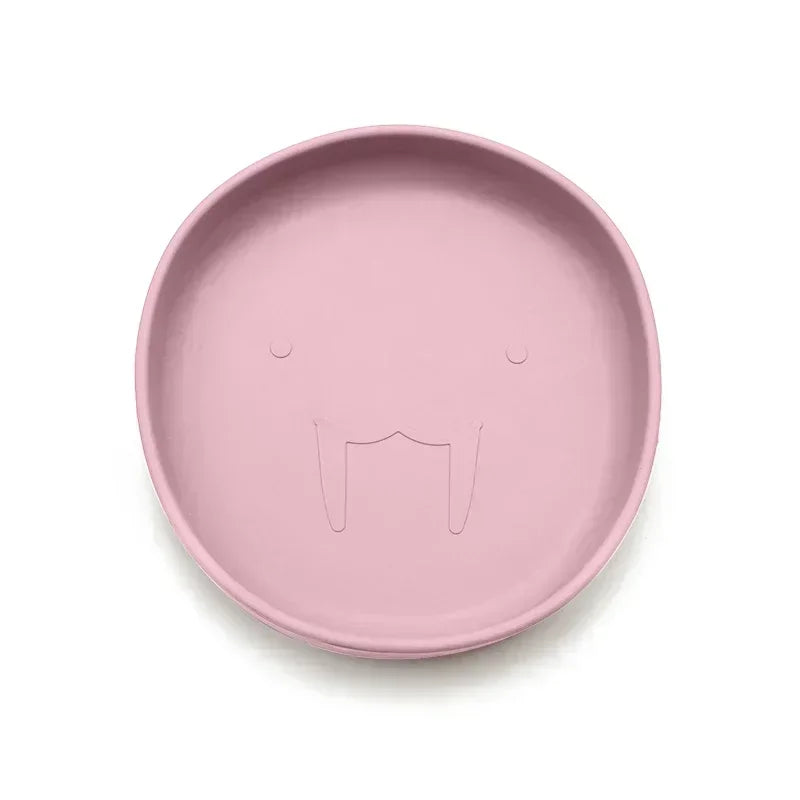 Silicone Baby Plate | BPA-Free Non-Slip Suction Tray | Safe & Durable Toddler Feeding Dish