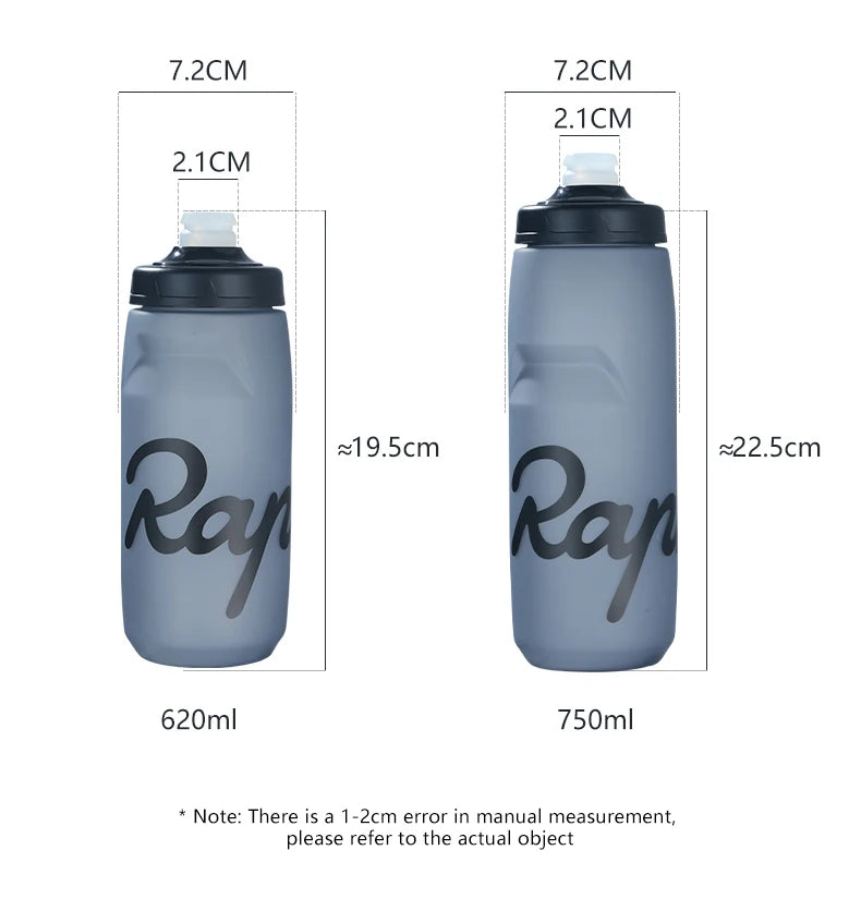 Rapha Cycling Water Bottle | 620ml & 750ml | Leak-Proof, Squeeze Jet & Lockable | Sports & Bike Bottle with Dust Cover