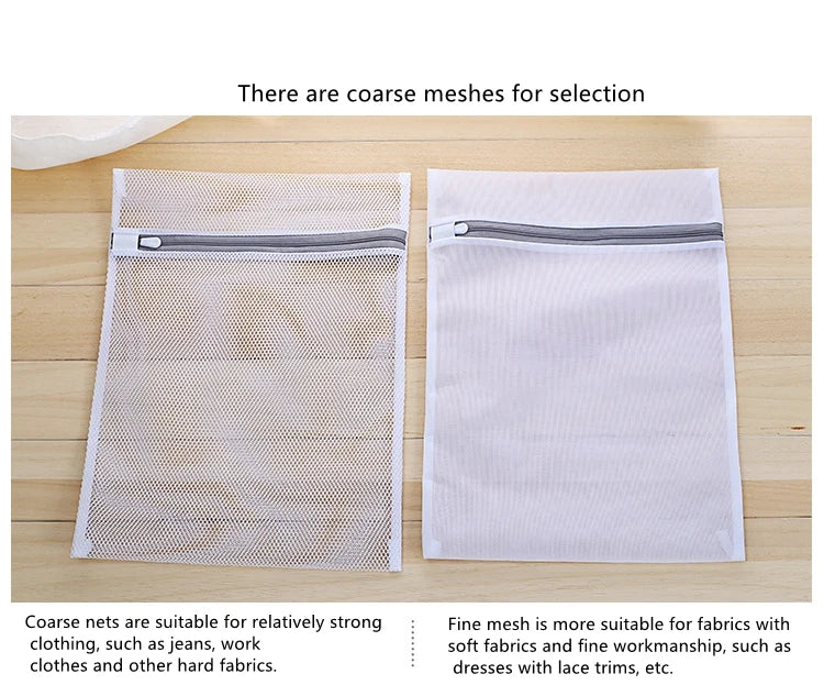 Durable Thick Mesh Laundry Bags | Eco-Friendly Wash Bags for Delicates & Large Items