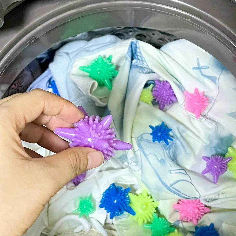 Eco-Friendly Laundry Scrubbing Balls | Reusable PVC Washing Machine Balls for Cleaner Clothes