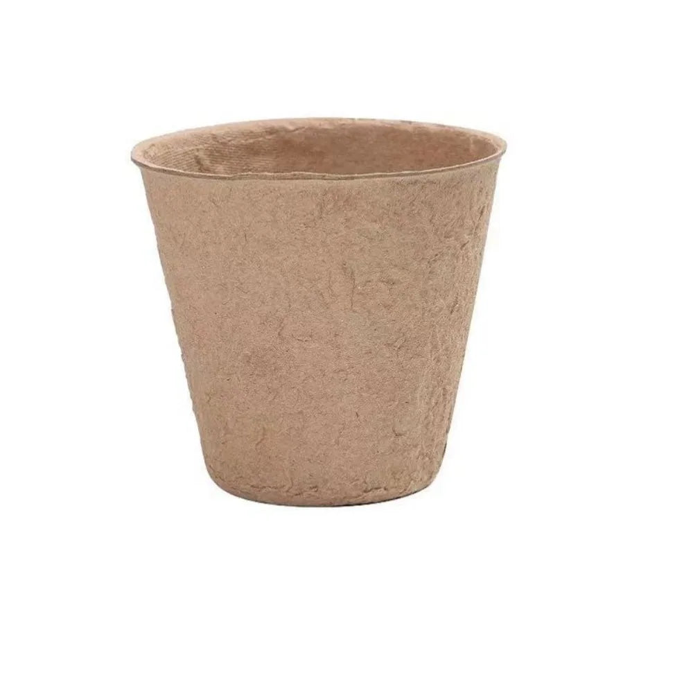 10PCS Biodegradable Fiber Planting Pots – Eco-Friendly Seedling Starter